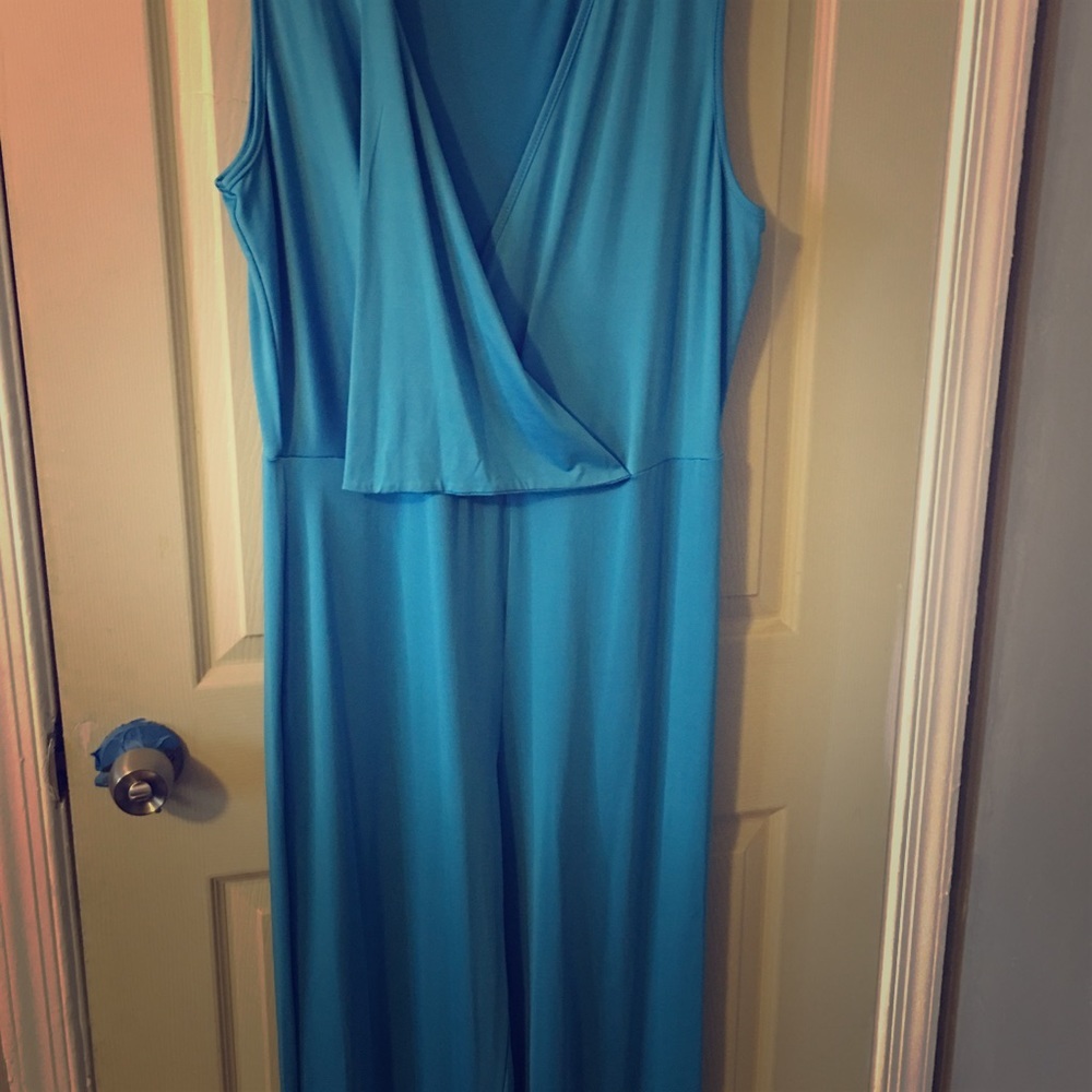 Blue plus size jumper